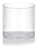 8 oz Premium Borosilicate Clear Glass Drinking Cup (6 PACK)