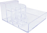 Small Plastic Counter-top Storage Case for Makeup and Cosmetics (5 inch x 5 inch)