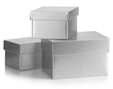 Silver Steel Metal Signature Gift Boxes