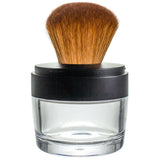 Kabuki Brush Sifter Empty Refillable Travel Jar for Mineral Makeup, Powders - JUVITUS