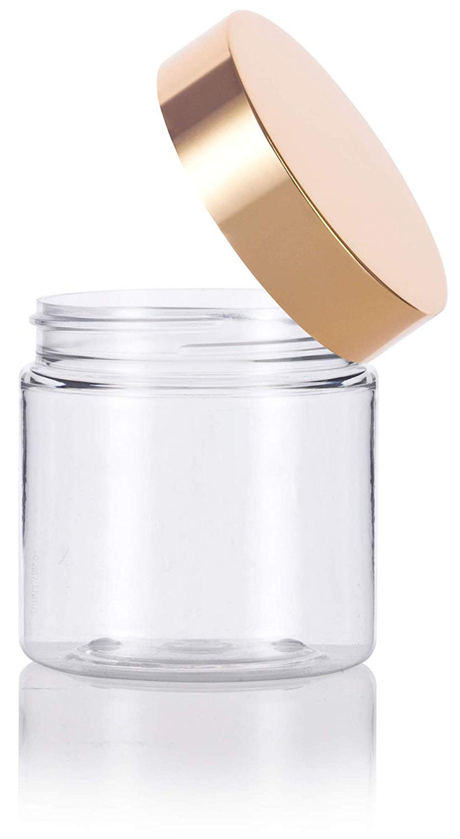12 Pcs 6 Oz 190 Ml Square Glass Jar With Your Color Choice of Plastisol  Lined BPA Free Lid: Gold Silver Whiteblack 
