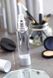 Refillable Airless Spray Bottle in Silver Matte - 1.7 oz / 50 ml