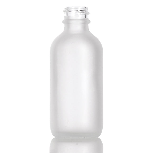 4 oz Frosted Glass Bottles with Lotion Pump