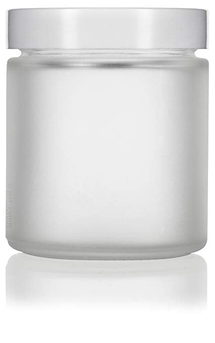 Clear Thick Glass Straight Sided Jars with White Foam Lined Lids ( 12 Pack), Infant Boy's, Size: 1 oz, Black