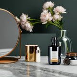 5 ml / 0.17 oz Amber Glass Mini Size Sample Bottle with Silver Metal and Glass Dropper (50 Pack