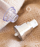 10 ml Airless Spray Silver Matte Refillable Bottle (2 Pack)