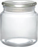 16 oz Candle Glass Jar with Airtight Glass Cover Lid (4 pack)