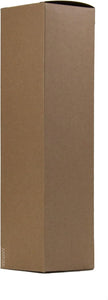 Wine and Liquor Natural Kraft Gift Box - 6 Pack - 13.5" Tall for Standard Size Wine Bottle