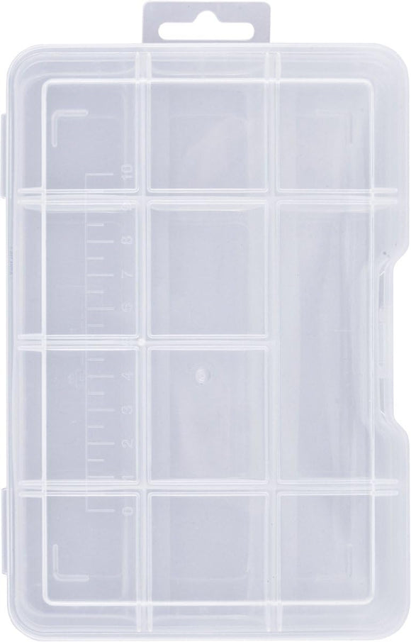 (3 pack) Organizer Box Portable Beauty Supply Made of Durable See-Through Plastic, With Hanging Hook