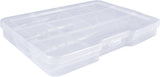 Portable Beauty Supply Organizer Box Made of Durable See-Through Plastic, with Hanging Hook