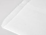 100 PACK - White Paper (6.25" X 9 1/4") Flat Merchandise and Party Favor/Treats and Goodies Paper Gift Bag Set