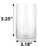 16 oz Premium Borosilicate Clear Glass Drinking Cup (6 PACK)