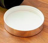 Silver Overshell Lid With a Foam Liner for Jar (24 Pack) (Neck Size 53-400)