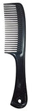Black Comb Fine Tooth 8.6" with Handle 25 Pack
