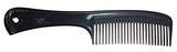 Black Comb Fine Tooth 8.6" with Handle 25 Pack