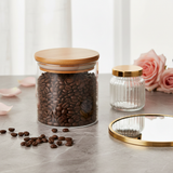 Coffee beans bamboo jar photo 2