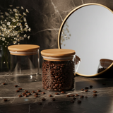 Coffee beans bamboo jar photo 5