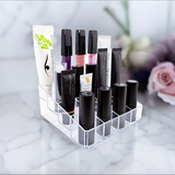 16 Slot Premium Plastic Lipstick and Makeup Organizer (3 pack)