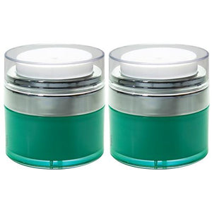 Refillable Airless Jar in Teal - .5 oz / 15 ml