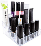16 Slot Premium Plastic Lipstick and Makeup Organizer (3 pack)