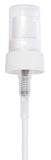 20-410 White Ribbed Treatment Pump Top Closure, 4.00 inch dip tube length (12 PACK)
