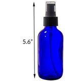 Cobalt Blue Glass Bottle 7-piece Starter Kit Set - 4 oz Perfect for DIY, Essential Oils, Aromatherapy, Travel and Home. - JUVITUS