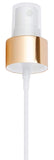 24-410 Gold Fine Mist Spray Top Closure, 6.875 inch dip tube length (12 PACK)