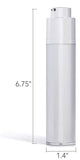 Twist Top Airless Pump Bottle in Platinum Silver - 1.7 oz / 50 ml