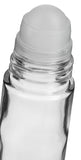 Clear Glass Roll On Bottle with Roll On Applicator - 1 oz / 30 ml