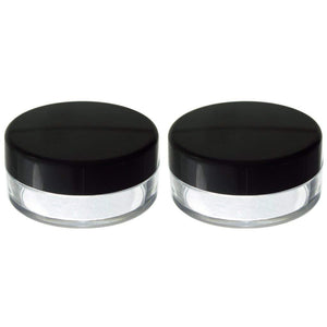 Powder Sifter Empty Refillable Cosmetic Makeup Jar (2 Pack) - 20 ml / 20 grams
