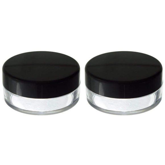 Powder Sifter Empty Refillable Cosmetic Makeup Jar (2 Pack) - 20 ml / 20 grams