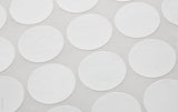 Standard White Matte Round Labels, 1.5 Inch Diameter, with Downloadable Template and Printing Instructions, 10 Sheets, 300 Labels (XC15)