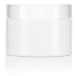 Plastic Double Wall Jar in White with White Foam Lined Lid - 2 oz / 60 ml