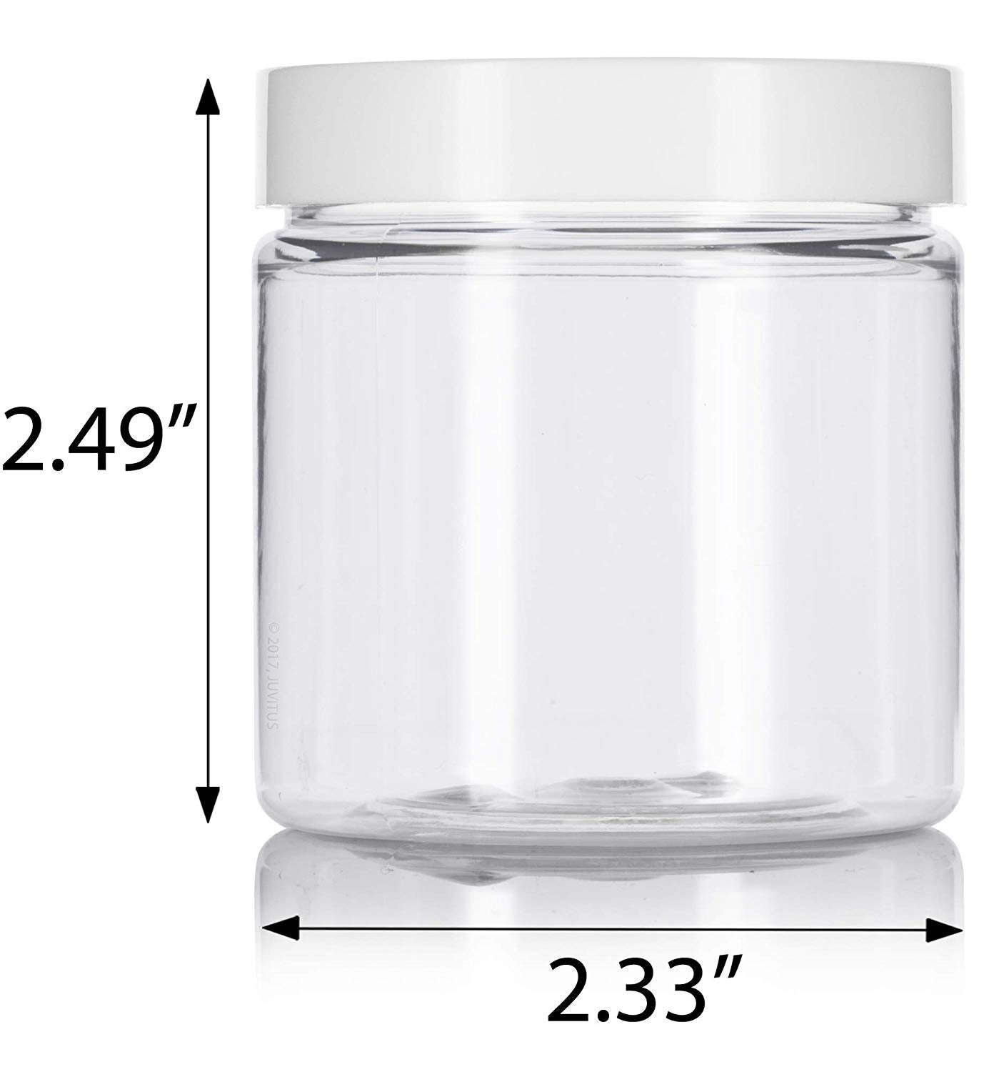 Clear Jars with Labels, Spatulas, Lids, 4 Oz Storage Containers for Sl –  BrightCreationsOfficial