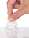 Plastic Polystyrene Concentrate Container Lined With White Silicone Insert - .34 oz / 10 ml  Mini Scoop