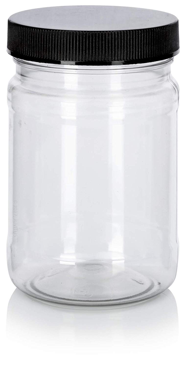 Glass Spice Jars, 180ml Empty Spice Containers