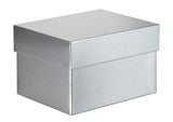 Silver Steel Metal Signature Gift Boxes