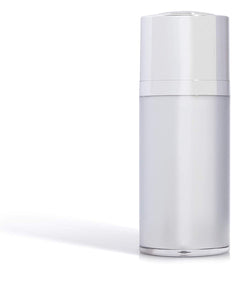 Twist Top Airless Pump Bottle in Platinum Silver - .5 oz / 15 ml