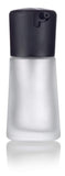 Frosted Clear Glass Foundation Bottle with Lock Pump Cap - 1 oz / 30 ml
