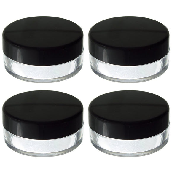 Powder Sifter Empty Refillable Cosmetic Makeup Jar (4 Pack) - 20 ml / 20 grams