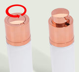 Twist Top Airless Pump Bottle in Rose Gold - 1.7 oz / 50 ml
