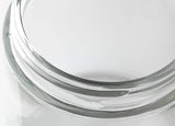 6 piece Clear Glass Straight Sided Jar Multi Size Set : Includes 2-1 oz, 2-2 oz, and 2-4 oz Clear Glass Jars with White Lids + Spatulas and Labels for Aromatherapy, Essential Oils, Travel and Home