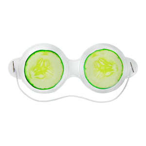 Cucumber Gel Hot and Cold Compress Eye Mask + Travel Bag