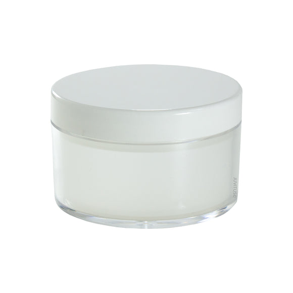Large Powder Sifter Empty Refillable Cosmetic Makeup Jar - 3 oz / 80 ml / 85 grams + Measuring Cup
