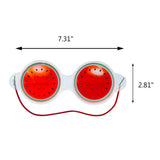 Watermelon Gel Hot and Cold Compress Eye Mask + Travel Bag