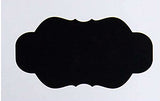 16 oz Amber Glass Boston Round Bottle with Black Trigger Spray + Black Chalkboard Labels & Marker