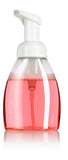 Clear Plastic Foaming Bottle with White Foam Pump Dispenser - 8.3 oz / 250 ml - JUVITUS