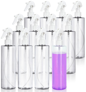 2 Oz Pink Spray Bottles Set of 3 Empty Small Plastic Bottles With Black  Fine Mist Atomizer 