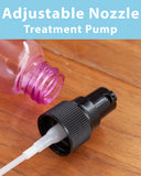 (12 Pack) 2 oz Pink Cosmo Round PET (BPA Free) Plastic Bottle with Black Treatment Pump