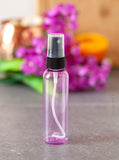 (12 Pack) 2 oz Pink Cosmo Round PET (BPA Free) Plastic Bottle with Black Fine Mist Sprayer